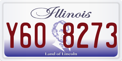 IL license plate Y608273
