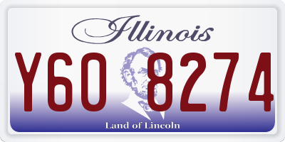 IL license plate Y608274