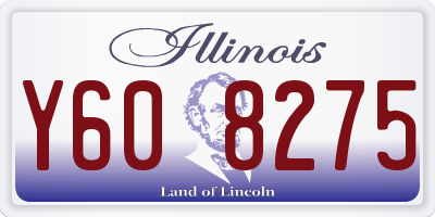 IL license plate Y608275