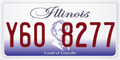 IL license plate Y608277