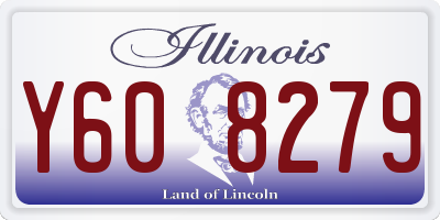 IL license plate Y608279