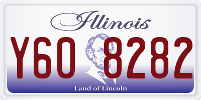 IL license plate Y608282