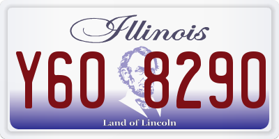 IL license plate Y608290