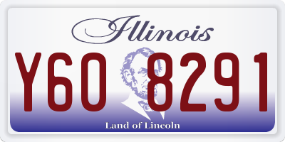 IL license plate Y608291