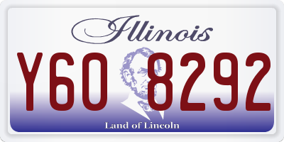 IL license plate Y608292