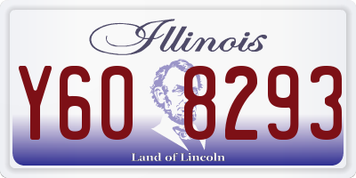 IL license plate Y608293