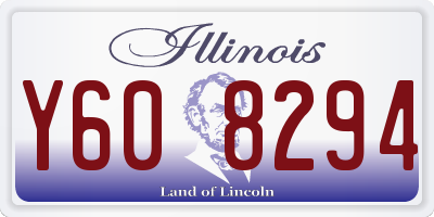 IL license plate Y608294