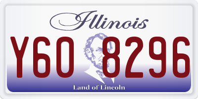IL license plate Y608296