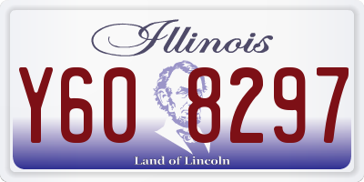 IL license plate Y608297
