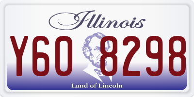 IL license plate Y608298