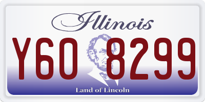 IL license plate Y608299