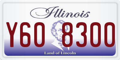 IL license plate Y608300