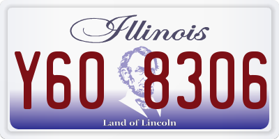 IL license plate Y608306