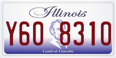 IL license plate Y608310