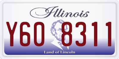 IL license plate Y608311