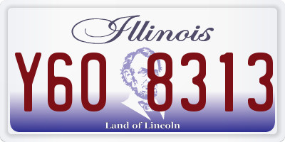 IL license plate Y608313