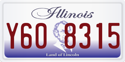 IL license plate Y608315
