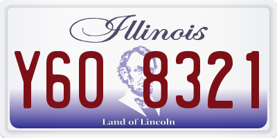 IL license plate Y608321