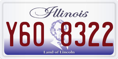 IL license plate Y608322