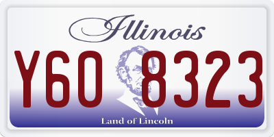 IL license plate Y608323