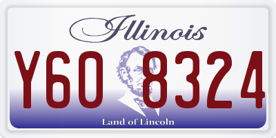 IL license plate Y608324