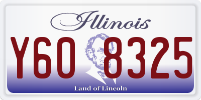 IL license plate Y608325