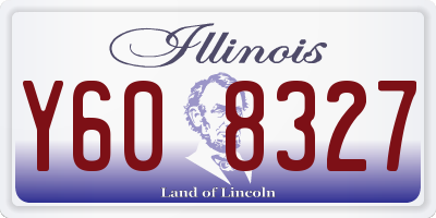 IL license plate Y608327