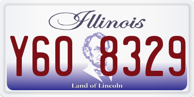 IL license plate Y608329