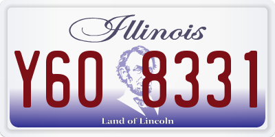 IL license plate Y608331