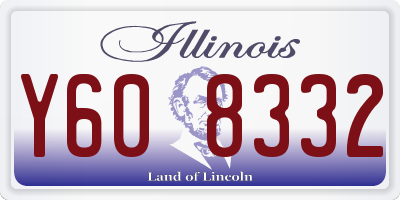 IL license plate Y608332