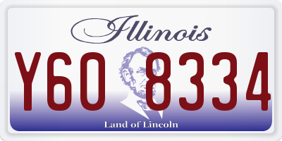 IL license plate Y608334