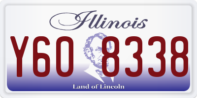 IL license plate Y608338