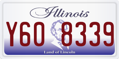 IL license plate Y608339