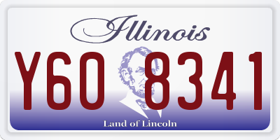 IL license plate Y608341