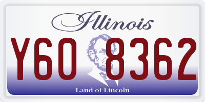 IL license plate Y608362