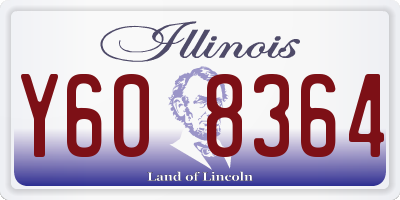 IL license plate Y608364