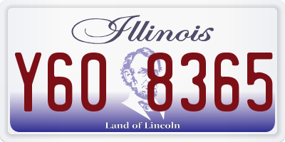 IL license plate Y608365
