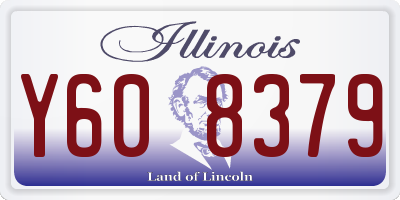 IL license plate Y608379