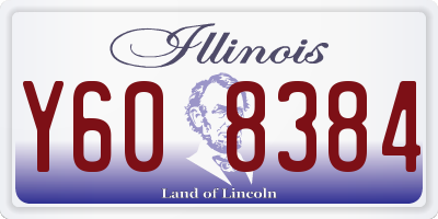 IL license plate Y608384