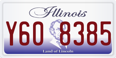 IL license plate Y608385