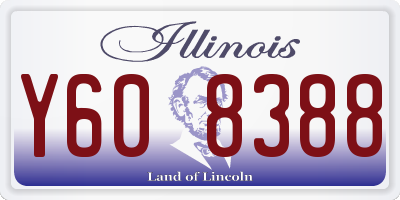 IL license plate Y608388