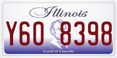 IL license plate Y608398