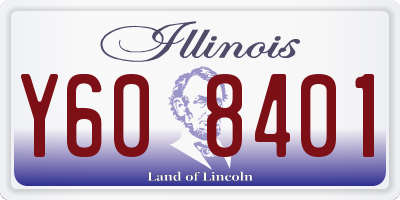 IL license plate Y608401