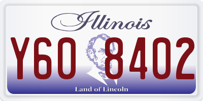 IL license plate Y608402