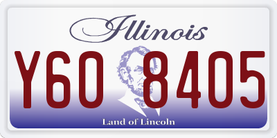 IL license plate Y608405
