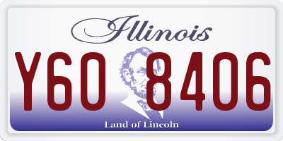 IL license plate Y608406