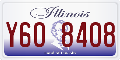 IL license plate Y608408