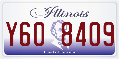 IL license plate Y608409
