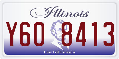 IL license plate Y608413