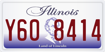 IL license plate Y608414